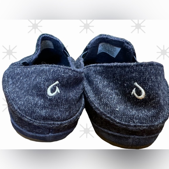 OLUKAI Moloa Hulu Men's Wool-Blend Slippers, Soft & Heathered Knit - Picture 4 of 7